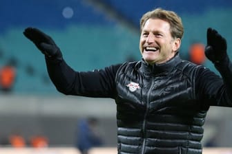 Hat derzeit reichlich Grund zur Freude: Leipzig-Coach Ralph Hasenhüttl.