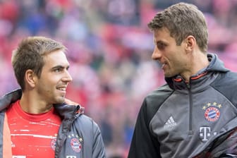 Ein Verein, zwei Meinungen: Die Bayern-Profis Philipp Lahm (li.) und Thomas Müller.