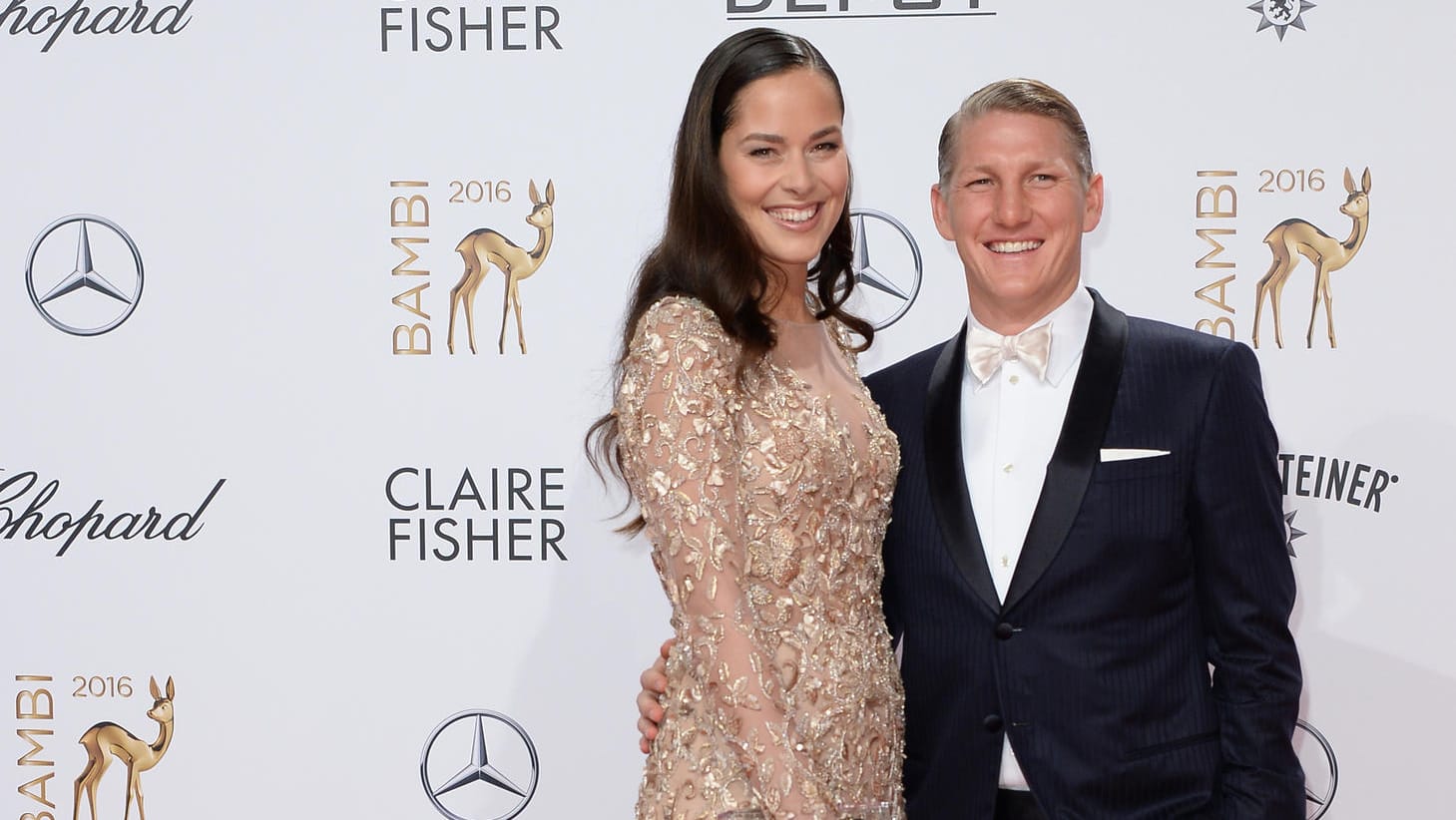 Bastian Schweinsteiger und seine Frau Ana Ivanovic.