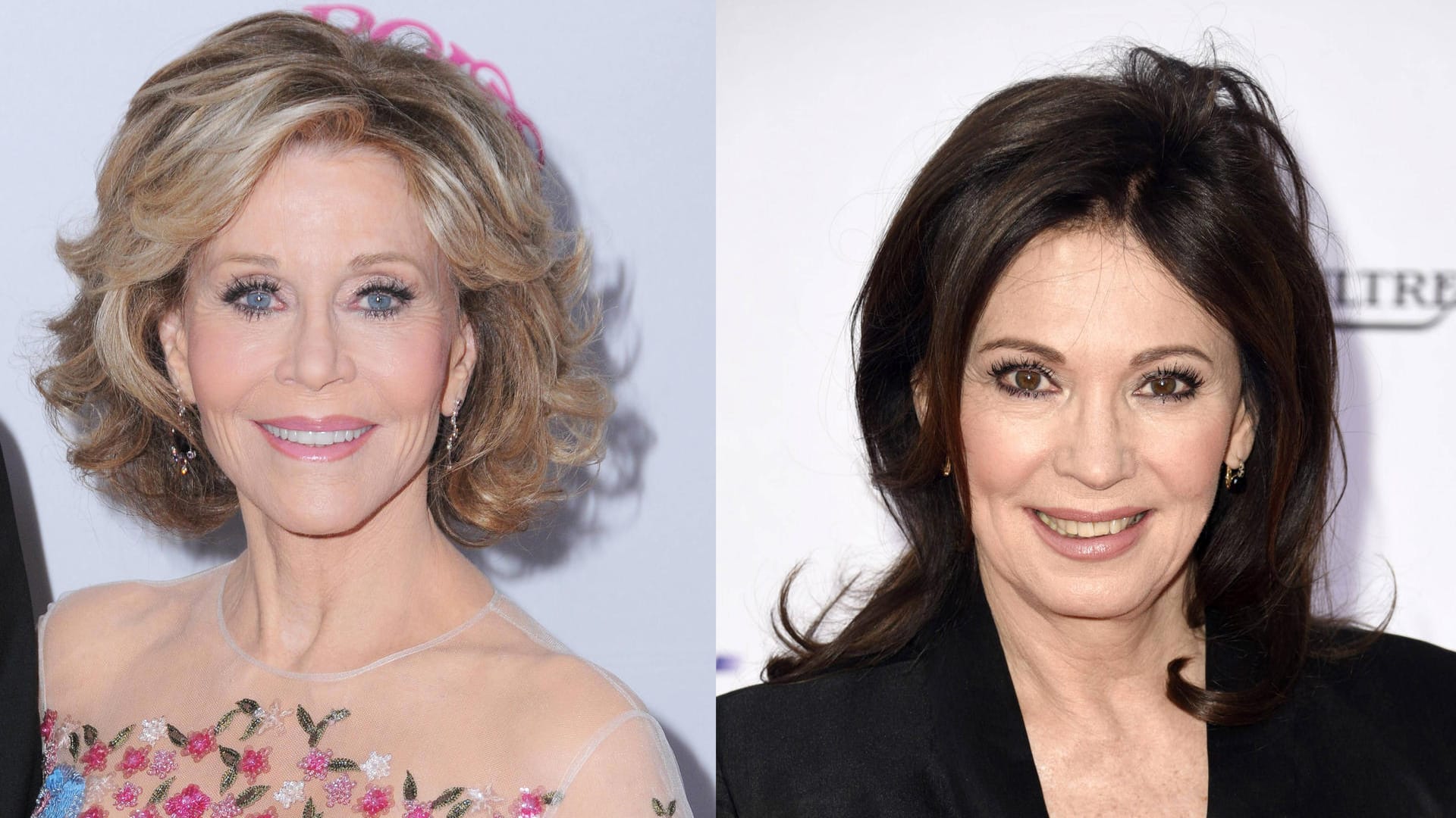 Jane Fonda (links) ist 79, Iris Berben (rechts) 66 Jahre alt. Beide wirken jedoch deutlich jünger.