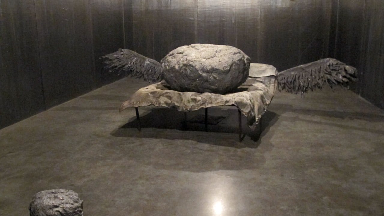 Eine Installation von Anselm Kiefer in der Londoner Galerie White Cube.