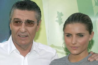 Rudi Assauer und Sophia Thomalla im Juli 2008.