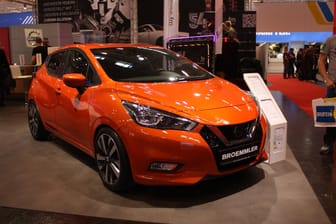 Eben noch in Paris, jetzt schon in Essen: Neuer Nissan Micra.