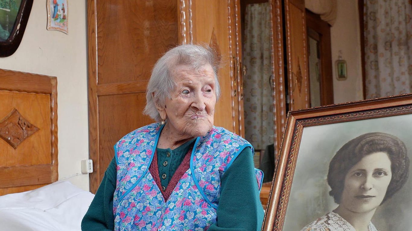 Emma Morano, die älteste Frau der Welt, feiert ihren 117. Geburtstag.