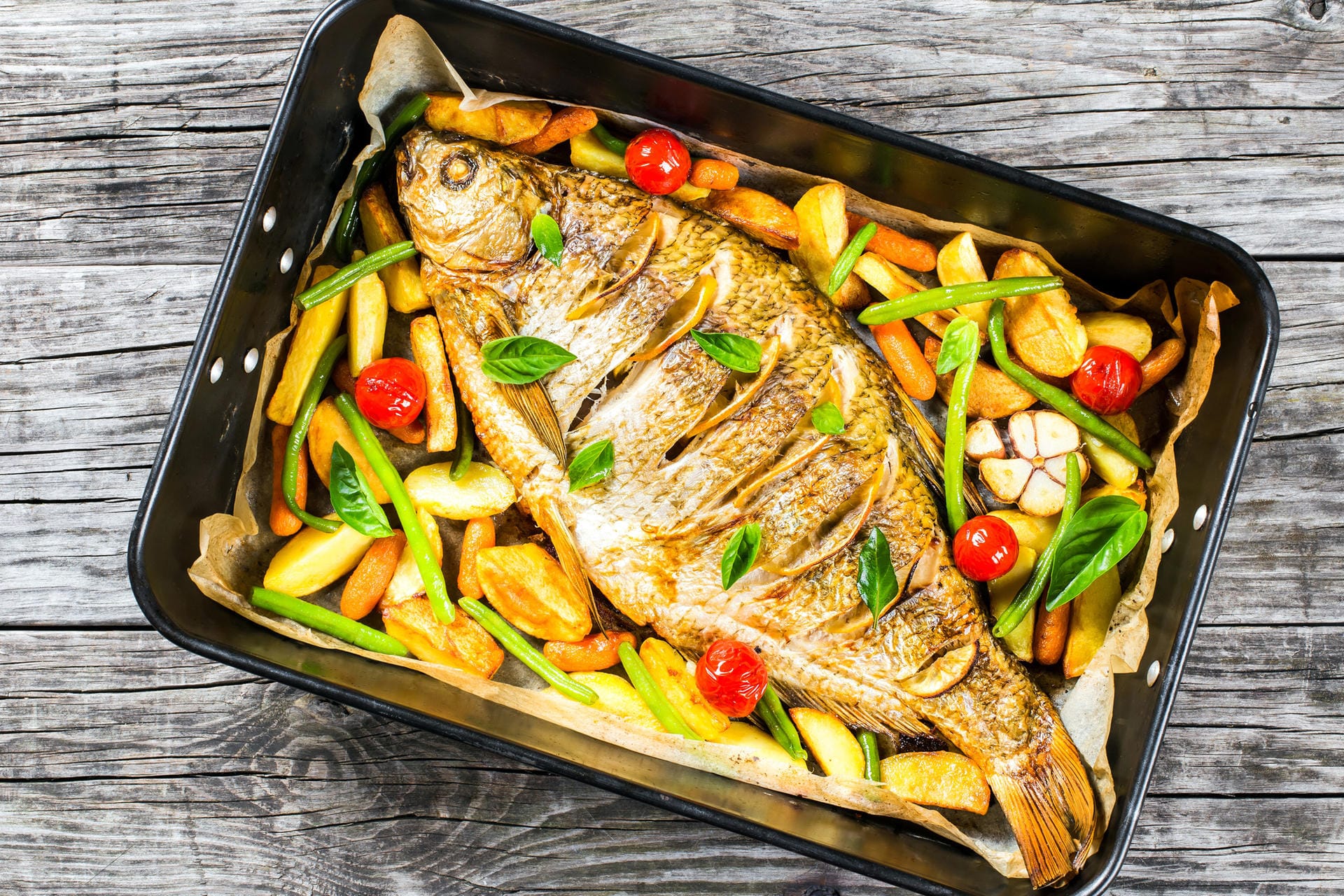 Auch Fisch gehört auf den fränkischen Speiseplan - Besonders gern: Karpfen.