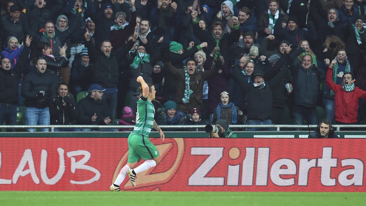Max Kruse erzielte das zwischenzeitliche 1:0 für Werder.