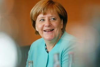 Im Aufwind: Kanzlerin Angela Merkel und die Union