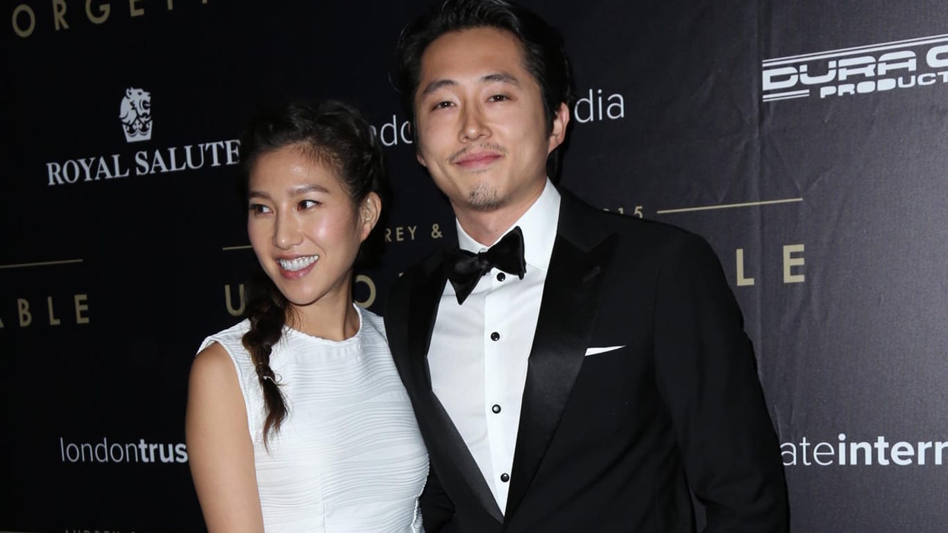 "The Walking Dead"-Star Steven Yeun und seine langjährige Freundin Joana Pak.