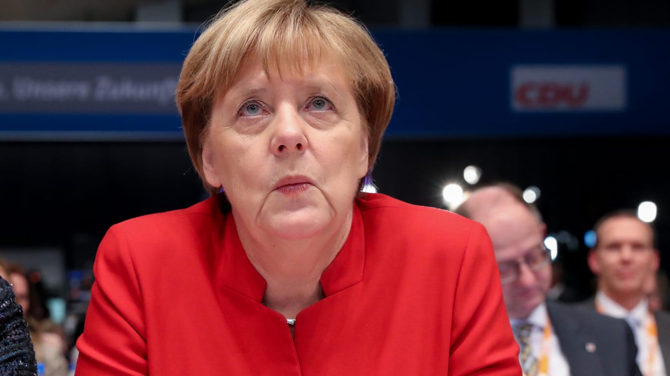 Bundeskanzlerin Angela Merkel wurde mit 89,5 Prozent erneut zur CDU-Vorsitzenden gewählt.