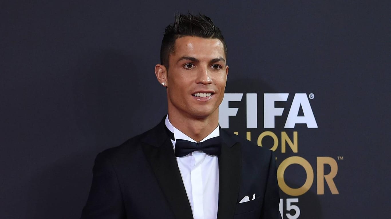 Cristiano Ronaldo beim Ballon d'Or 2015 in Zuerich.