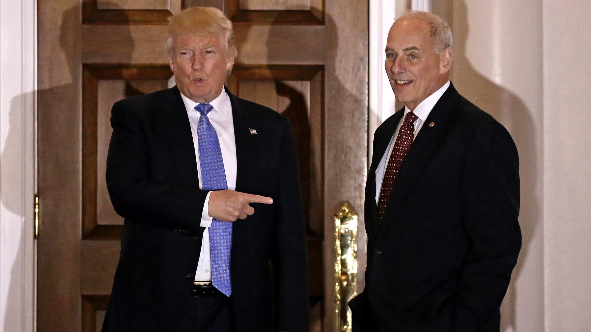 Trump und John Kelly, der Heimatschutzminister werden soll.