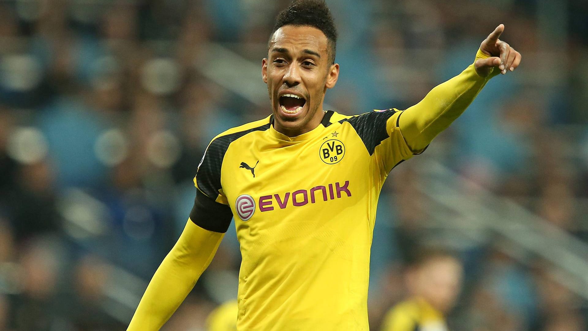 Pierre-Emerick Aubameyang während der Partie in Madrid, die 2:2 endete. Pierre-Emerick Aubameyang während der Partie in Madrid, die 2:2 endete.