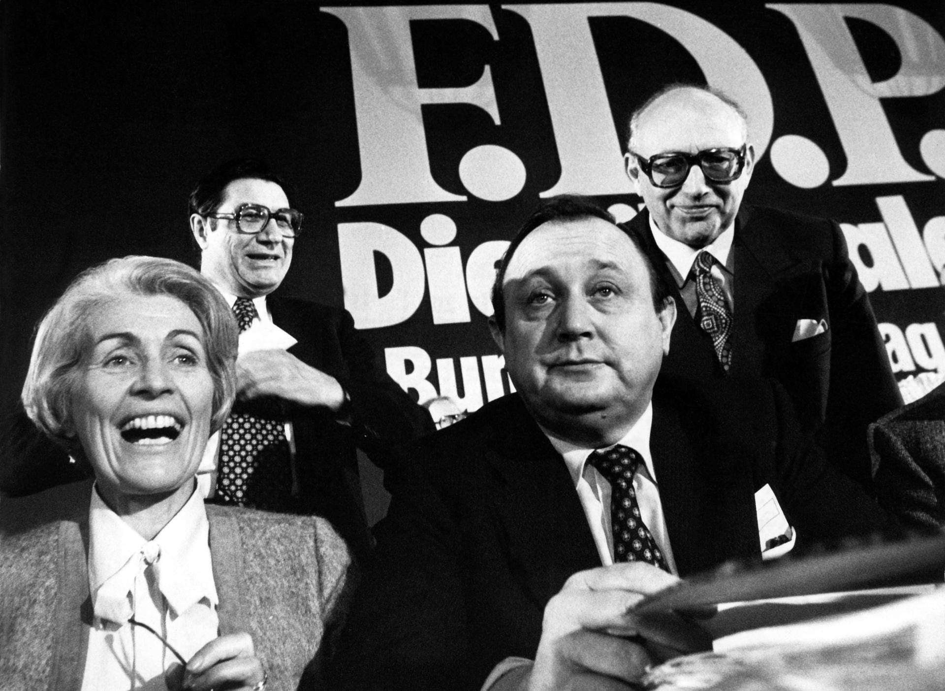 Hildegard Hamm-Brücher auf dem FDP-Bundesparteitag 1978.