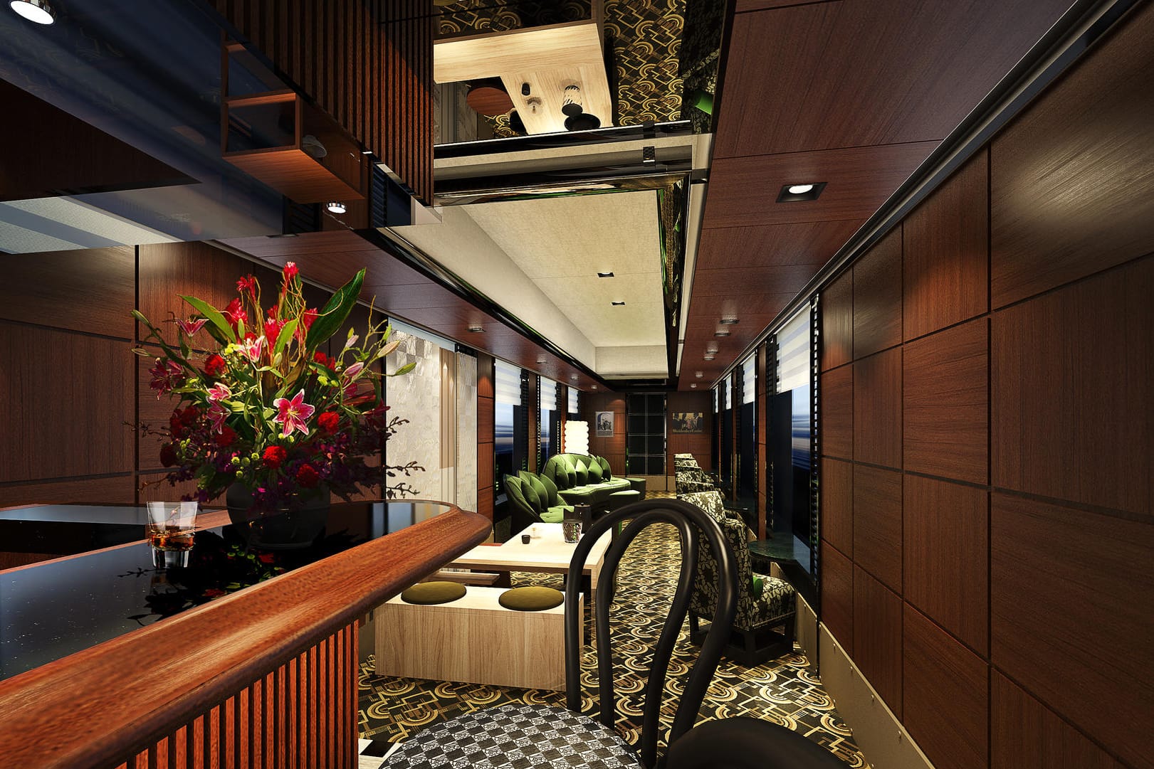 Neue Luxus-Reisezüge in Japan wie der neue "Twilight Express Mizukaze" sollen reiche Rentner und Touristen locken.