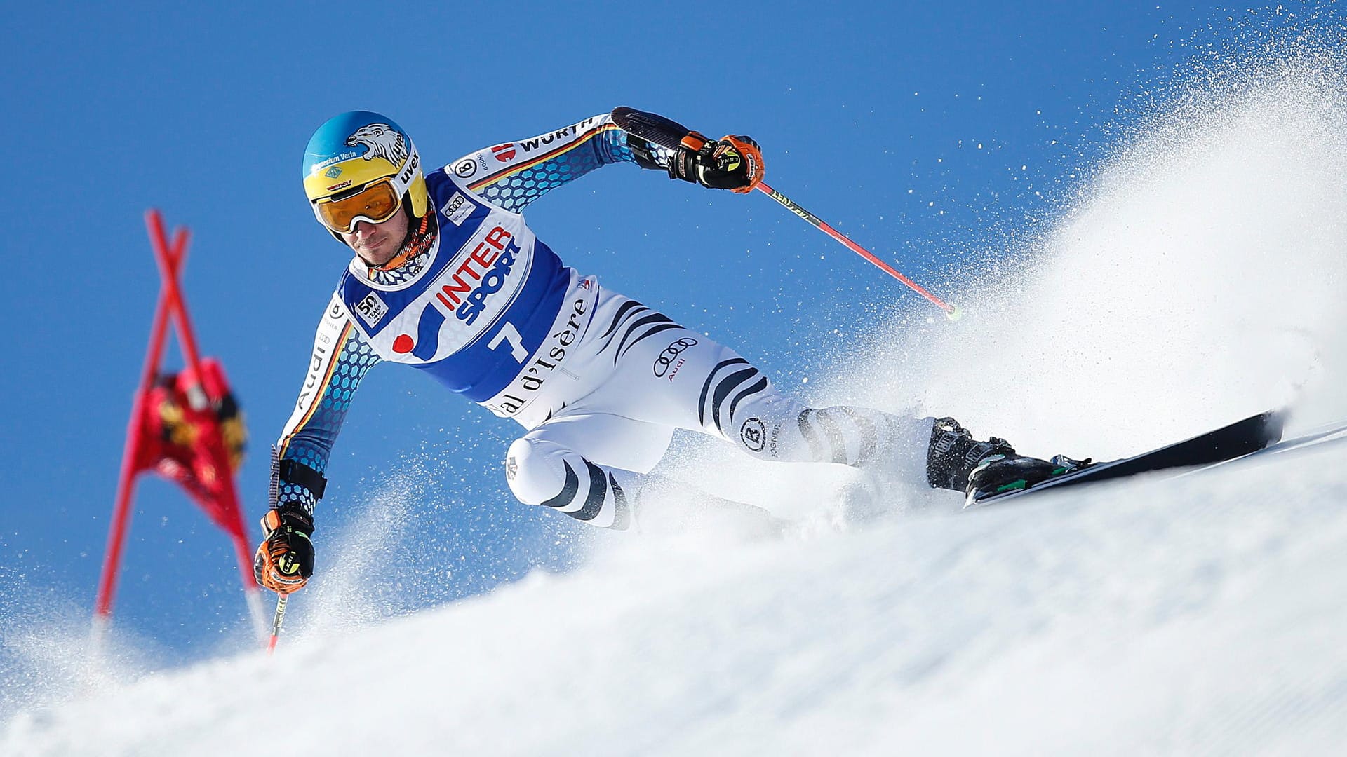 Felix Neureuther auf dem Weg ins Ziel