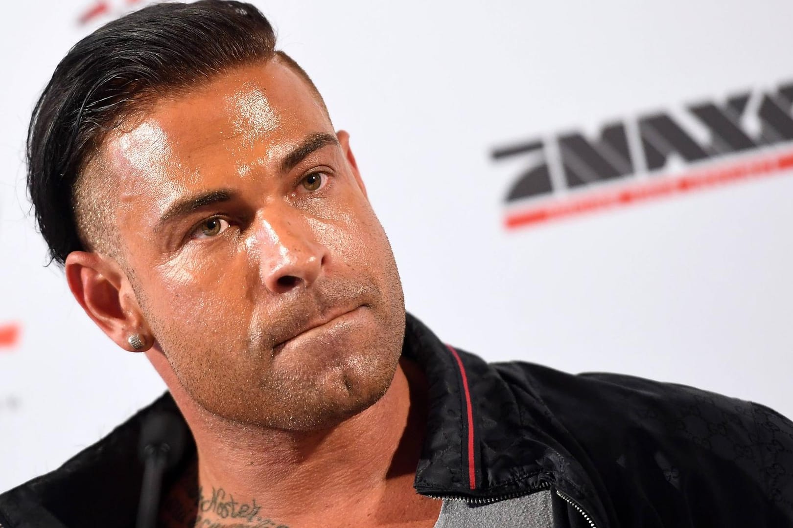 Tim Wiese beim Wrestling Media Round Table in Frankfurt.