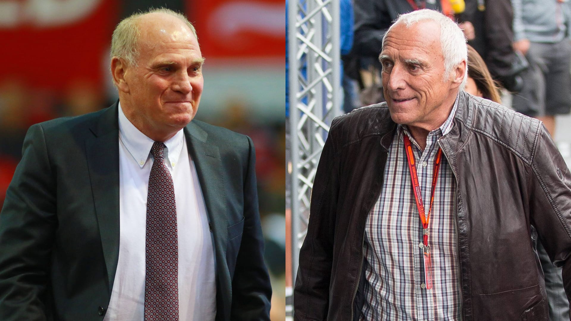 Uli Hoeneß (li.) und Dietrich Mateschitz haben gemeinsame Pläne.