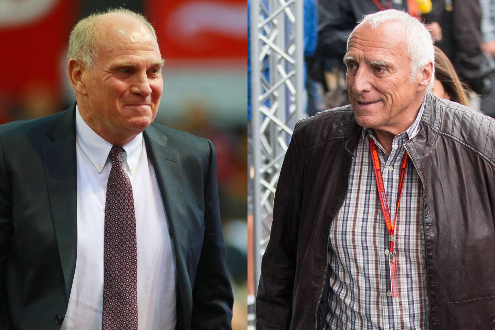 Uli Hoeneß (li.) und Dietrich Mateschitz haben gemeinsame Pläne.