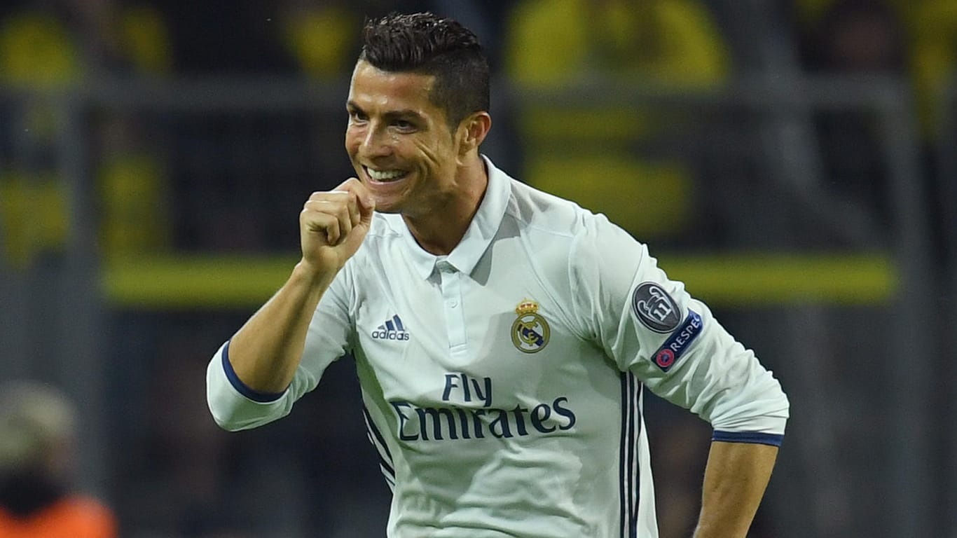 Real-Superstar Cristiano Ronaldo hat allen Grund zur Freude.