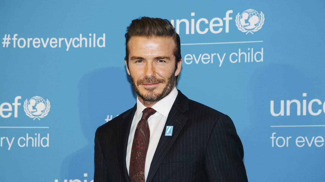 David Beckham macht sich für Unicef stark.