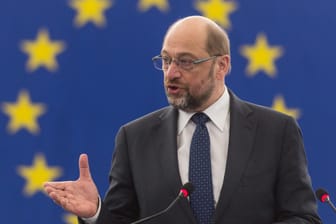 Martin Schulz im EU-Parlament.