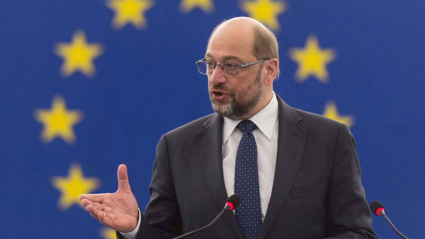 Martin Schulz im EU-Parlament.