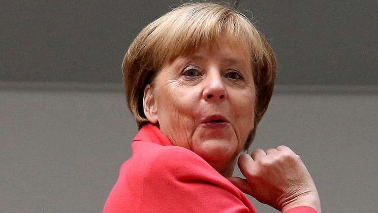 Kein braves "Mädchen": Merkel war stets eine Meisterin der Tarnung.
