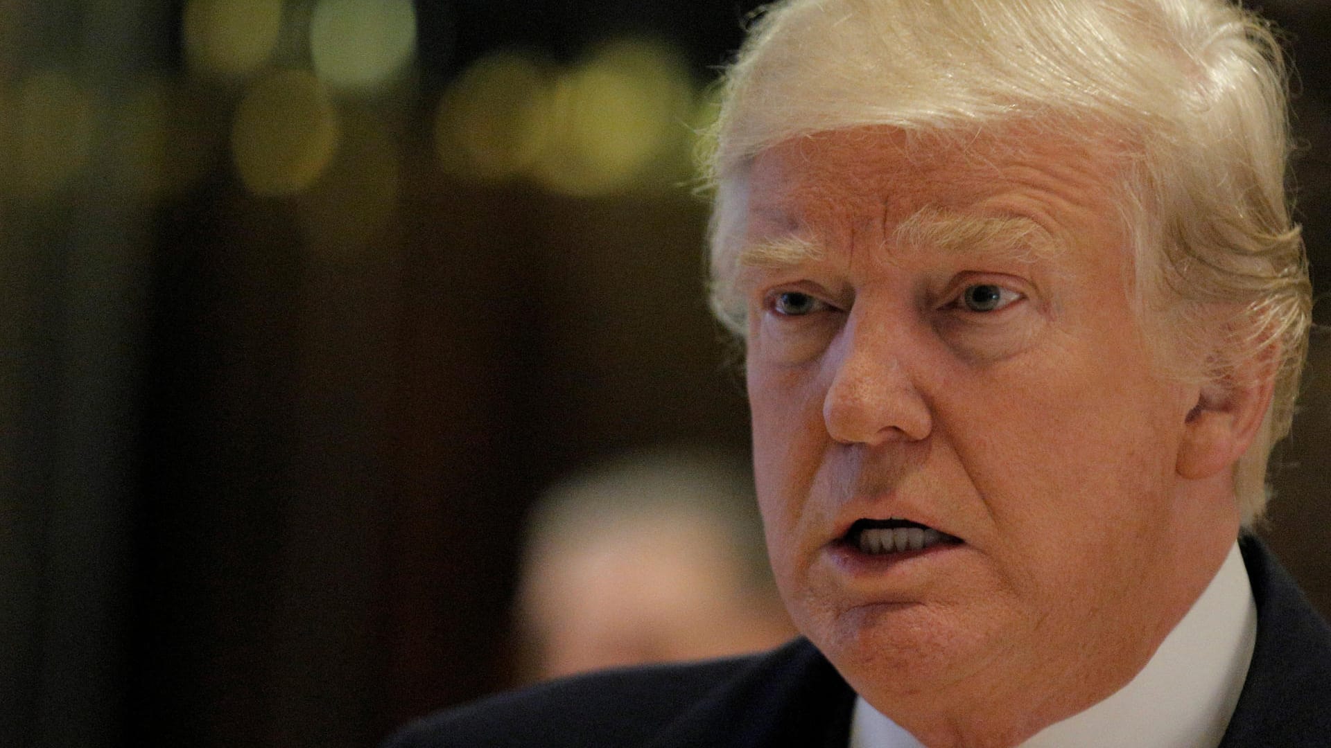 Der gewählte US-Präsident Donald Trump bei einem Pressetermin im Trump Tower in New York. Der gewählte US-Präsident Donald Trump bei einem Pressetermin im Trump Tower in New York.