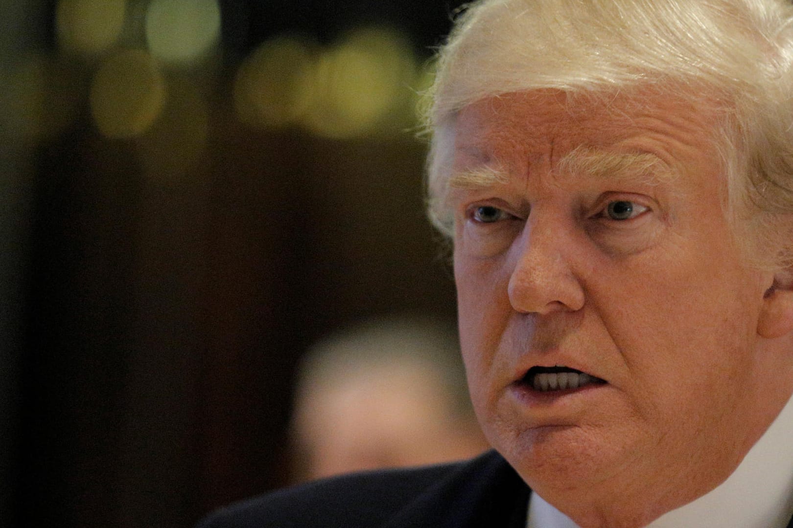 Der gewählte US-Präsident Donald Trump bei einem Pressetermin im Trump Tower in New York.
