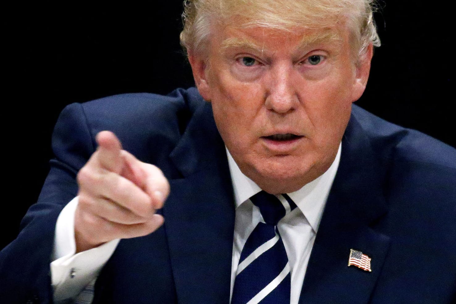 Der designierte US-Präsident Donald Trump während einer Konferenz in New Hampshire.