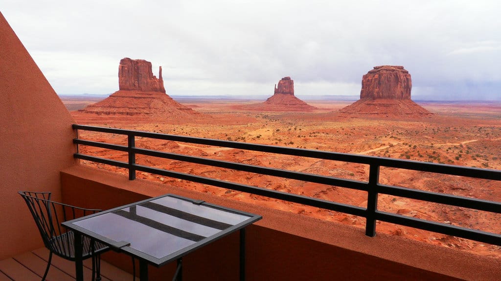 Im 3-Sterne-Hotel "The View" im US-Bundesstaat Utah erwartet Urlauber ein spektakulärer Ausblick auf das Monument Valley.