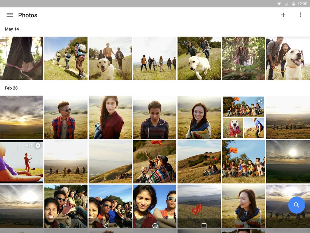 Über die Google Fotos-App ist ein einfacher Zugriff auf Bilder lokal und in der Cloud möglich.