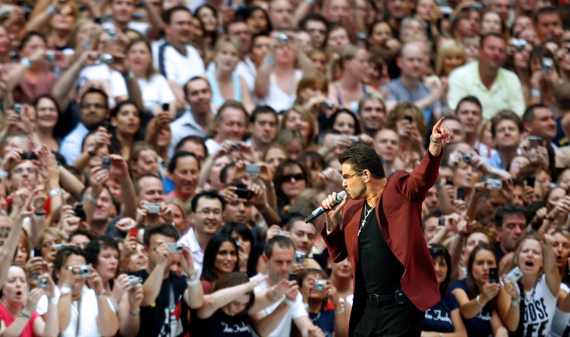 Konzertauftritt am 9. Juni 2007 in Londoner Wembley-Stadion.