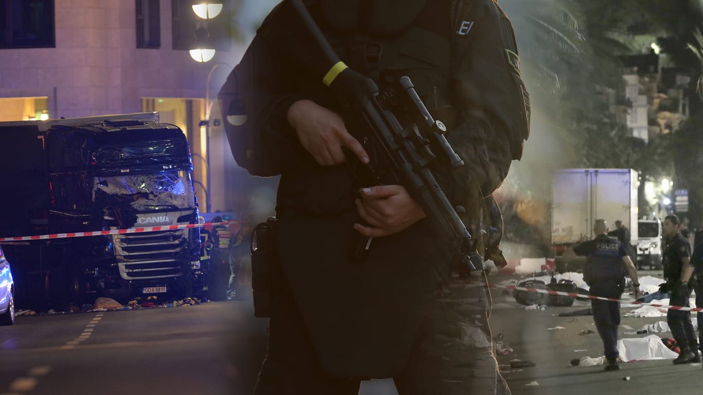 Terror in Nizza und Berlin: Durch das gesamte Jahr zogen sich islamistische Anschläge.