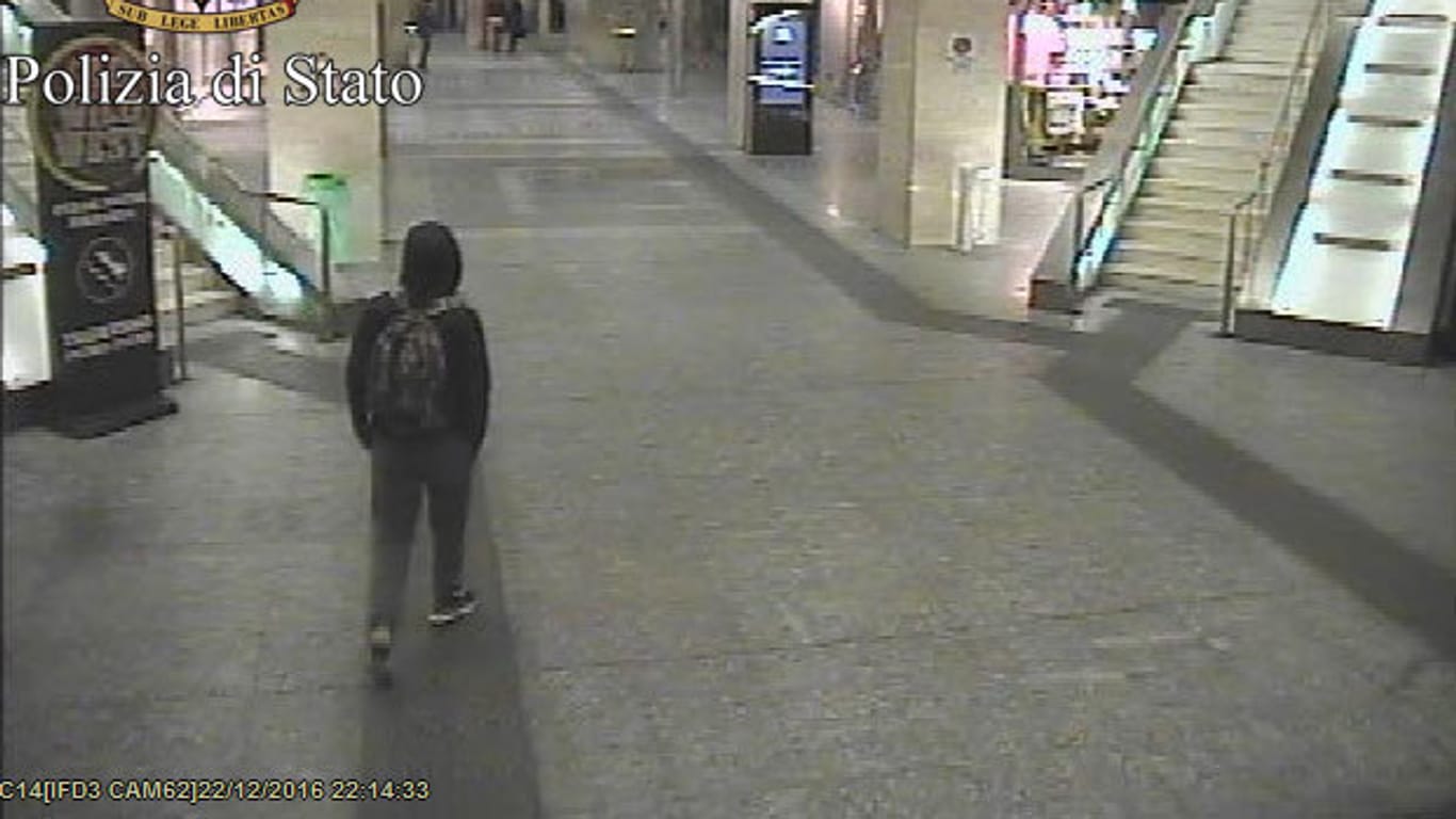 Das Bild zeigt offenbar Anis Amri am Bahnhof von Turin.