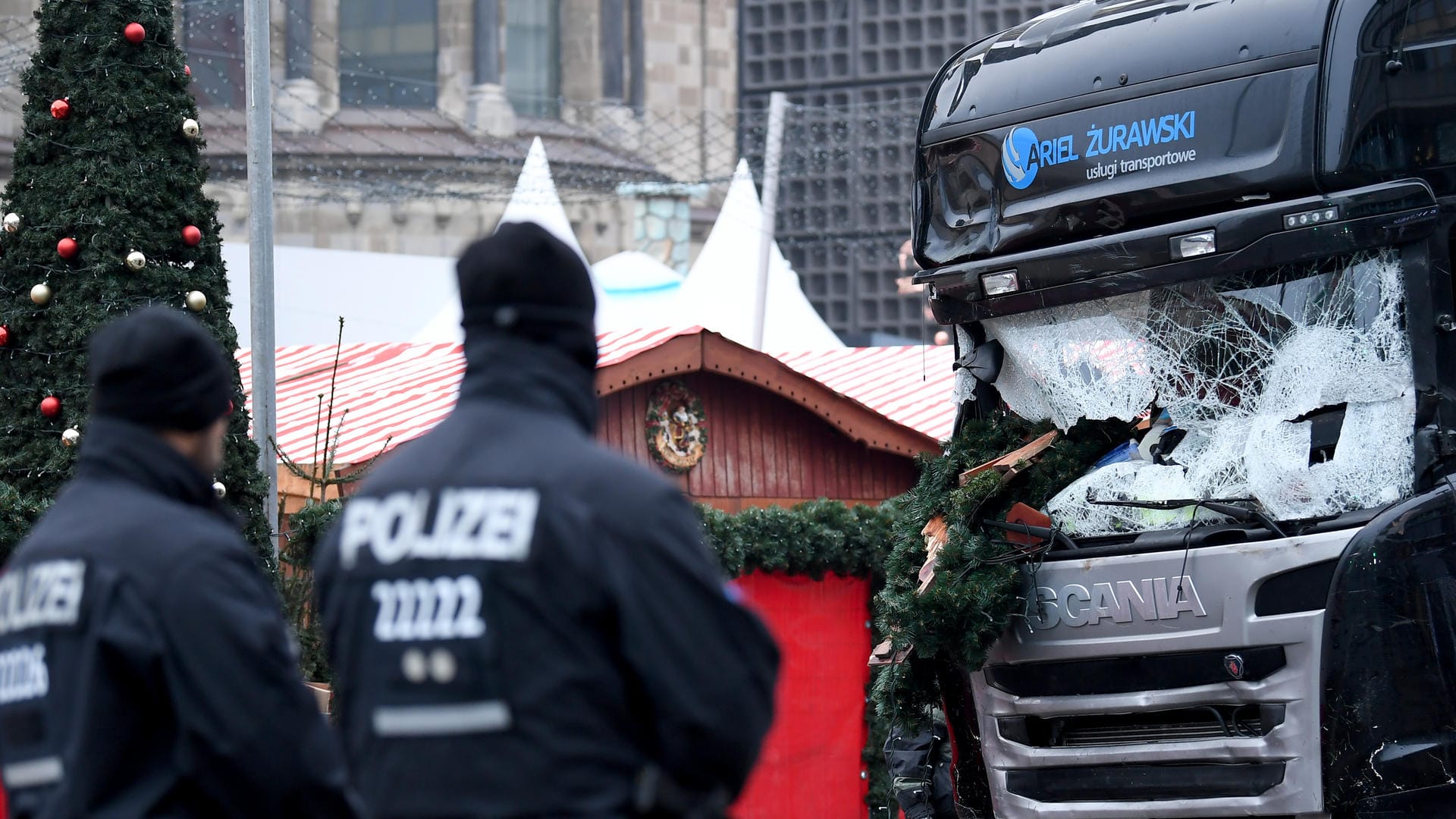 Die Zugmaschine, die am 19. Dezember in den Berliner Weihnachtsmarkt gelenkt wurde.