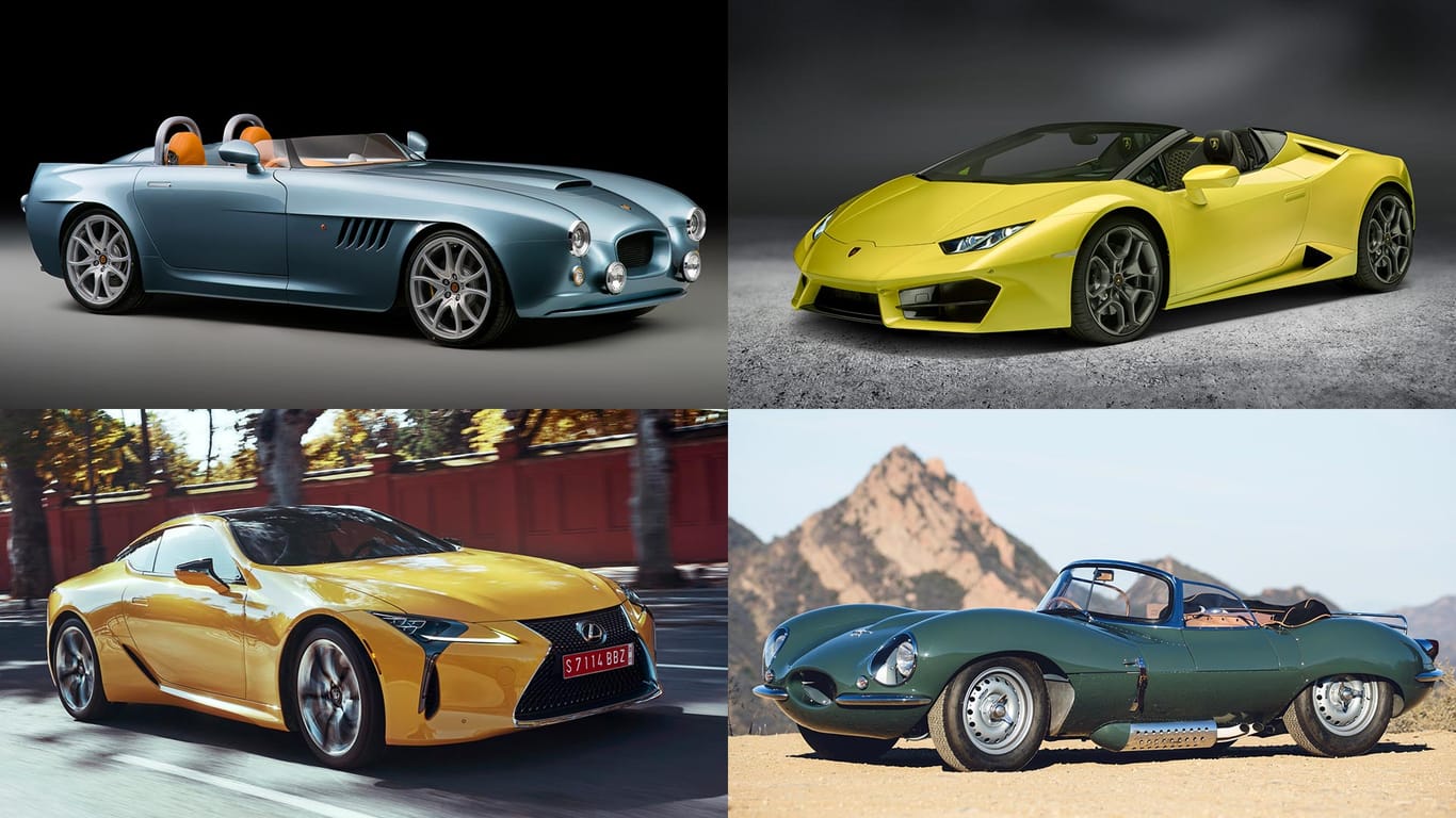 Vier von zehn Spaß-Autos, die 2017 zu haben sein werden.