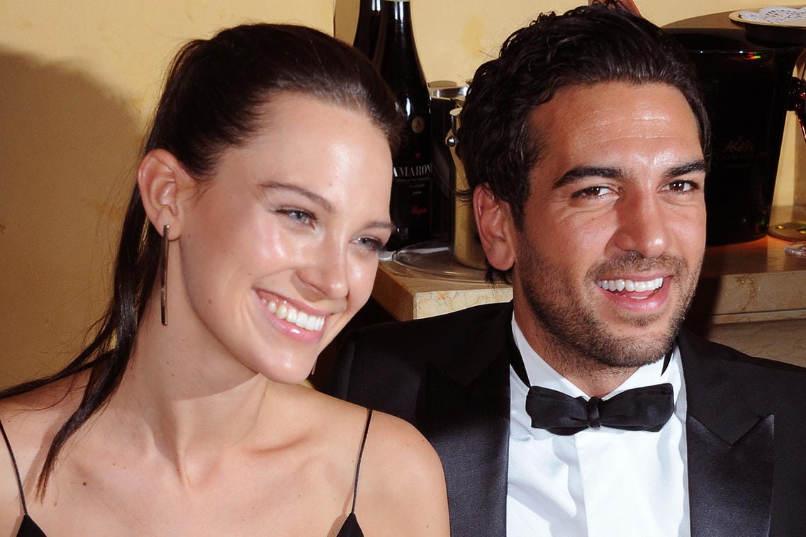 Elyas M'Barek und seine damalige Freundin Julia beim 43. Deutschen Filmball im Bayerischen Hof in München.