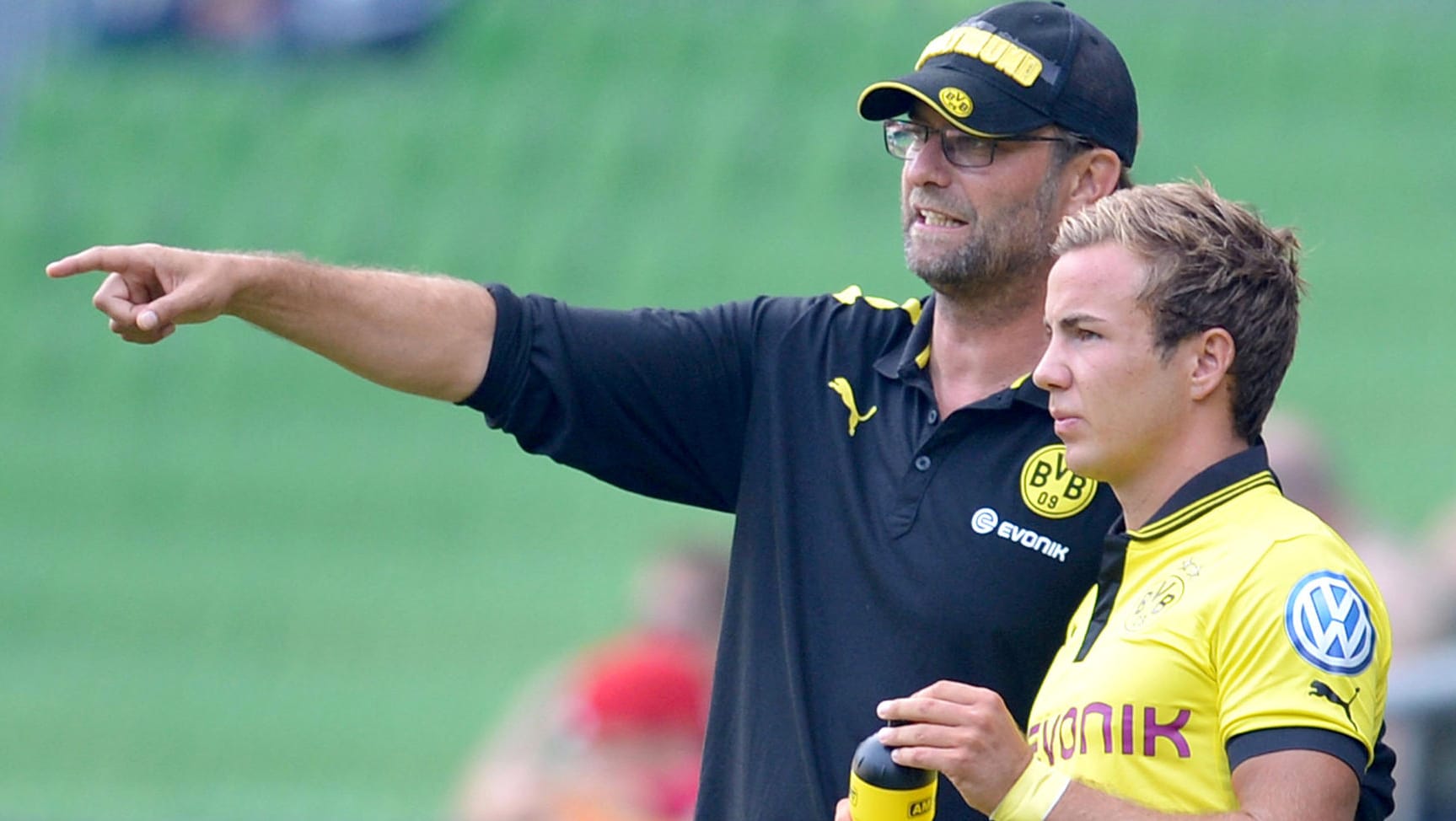 Jürgen Klopp und Mario Götze bei ihrer gemeinsamen Zeit in Dortmund.