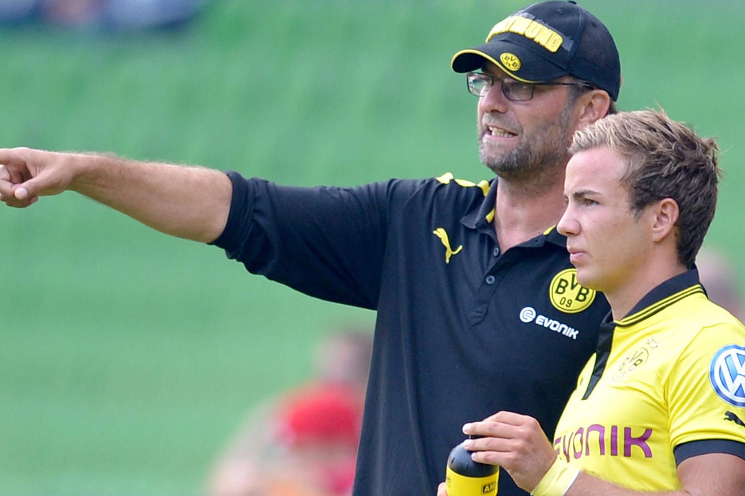 Jürgen Klopp und Mario Götze bei ihrer gemeinsamen Zeit in Dortmund.