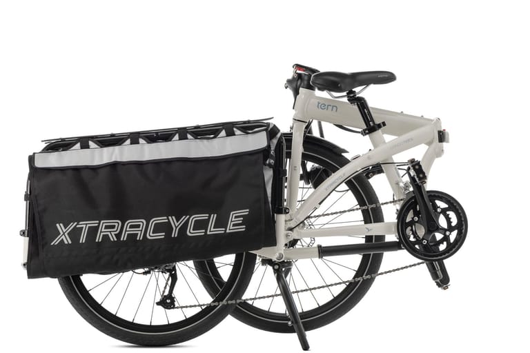 Zwei Trends in einem: Das faltbare Cargo-Fahrrad von Tern.