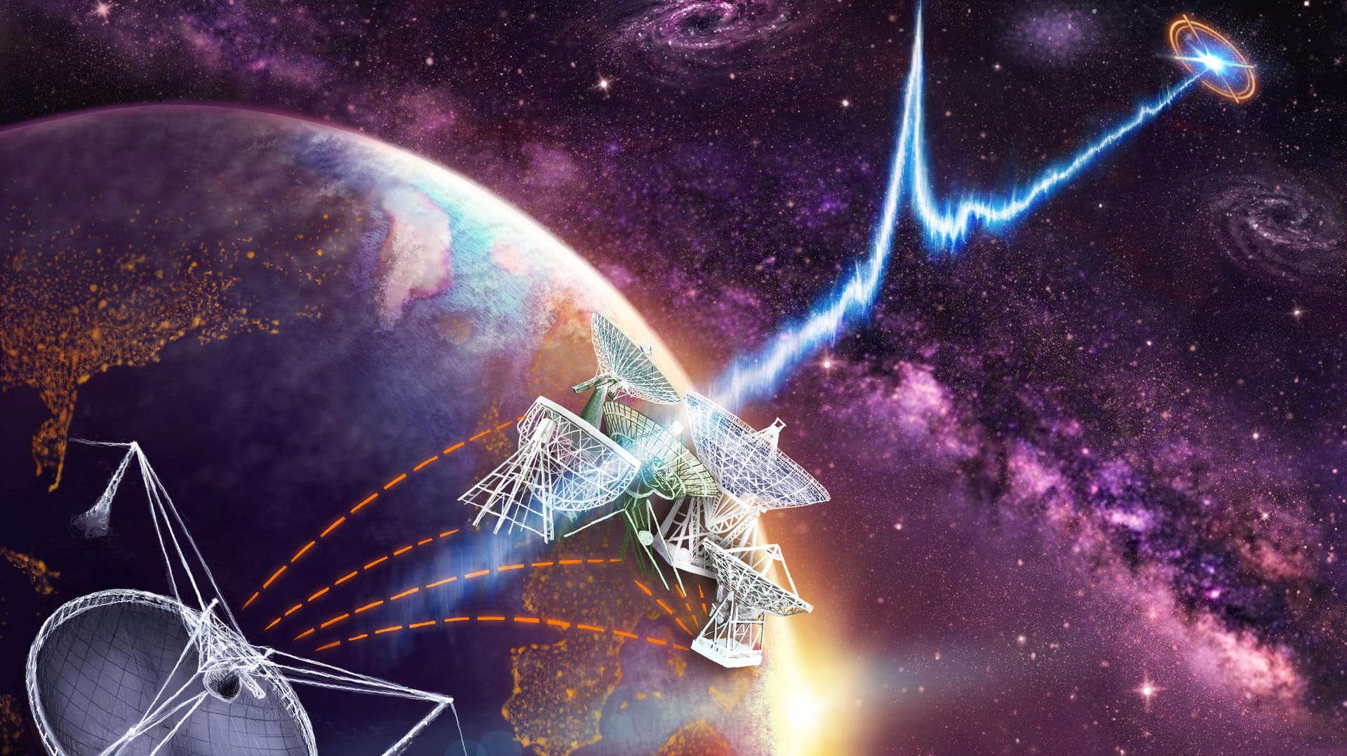 Zwerggalaxie ist Ursprung mysteriöser Radioblitze
