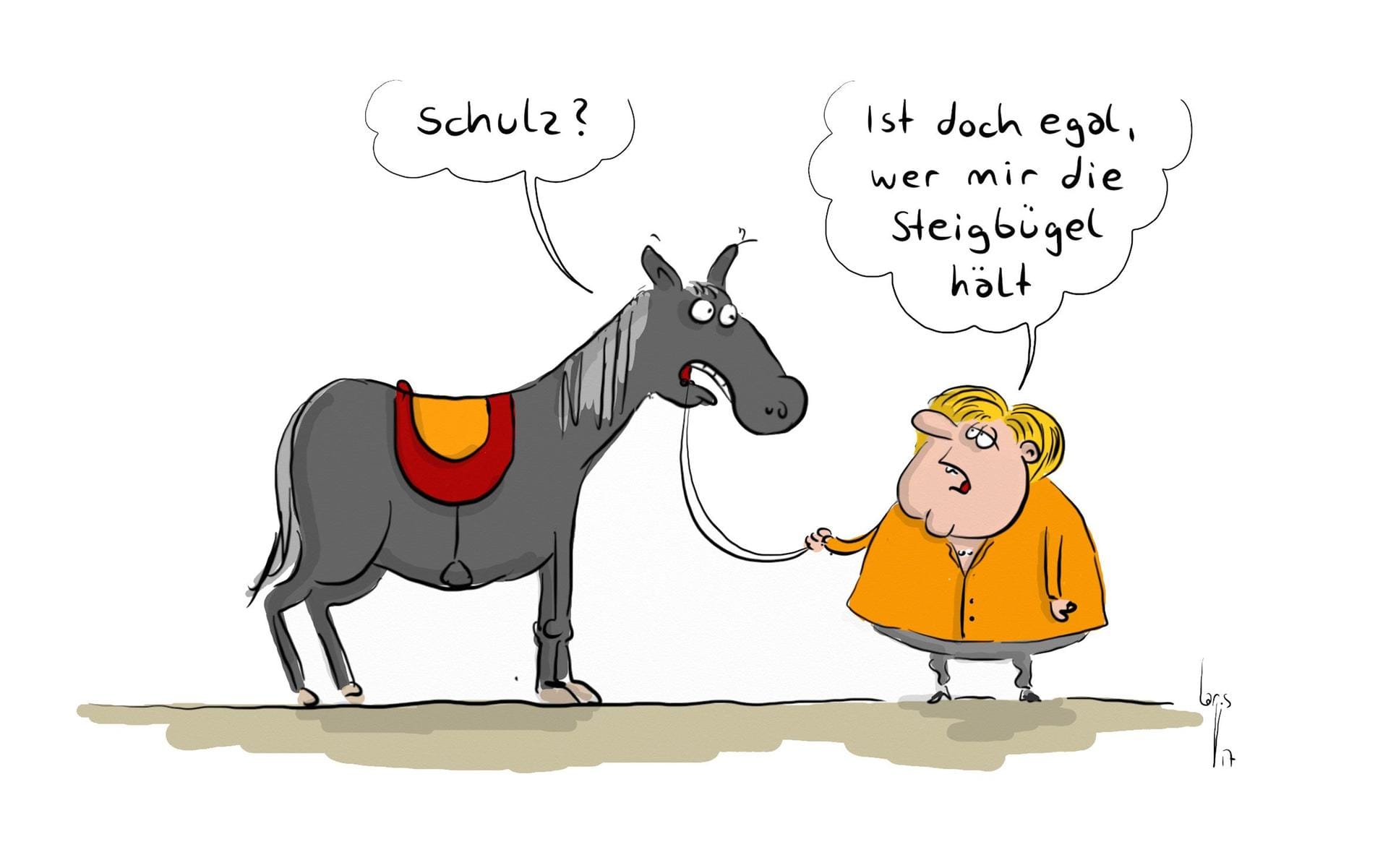 Die CDU reagiert gelassen auf den Kanzlerkandidaten der SPD.