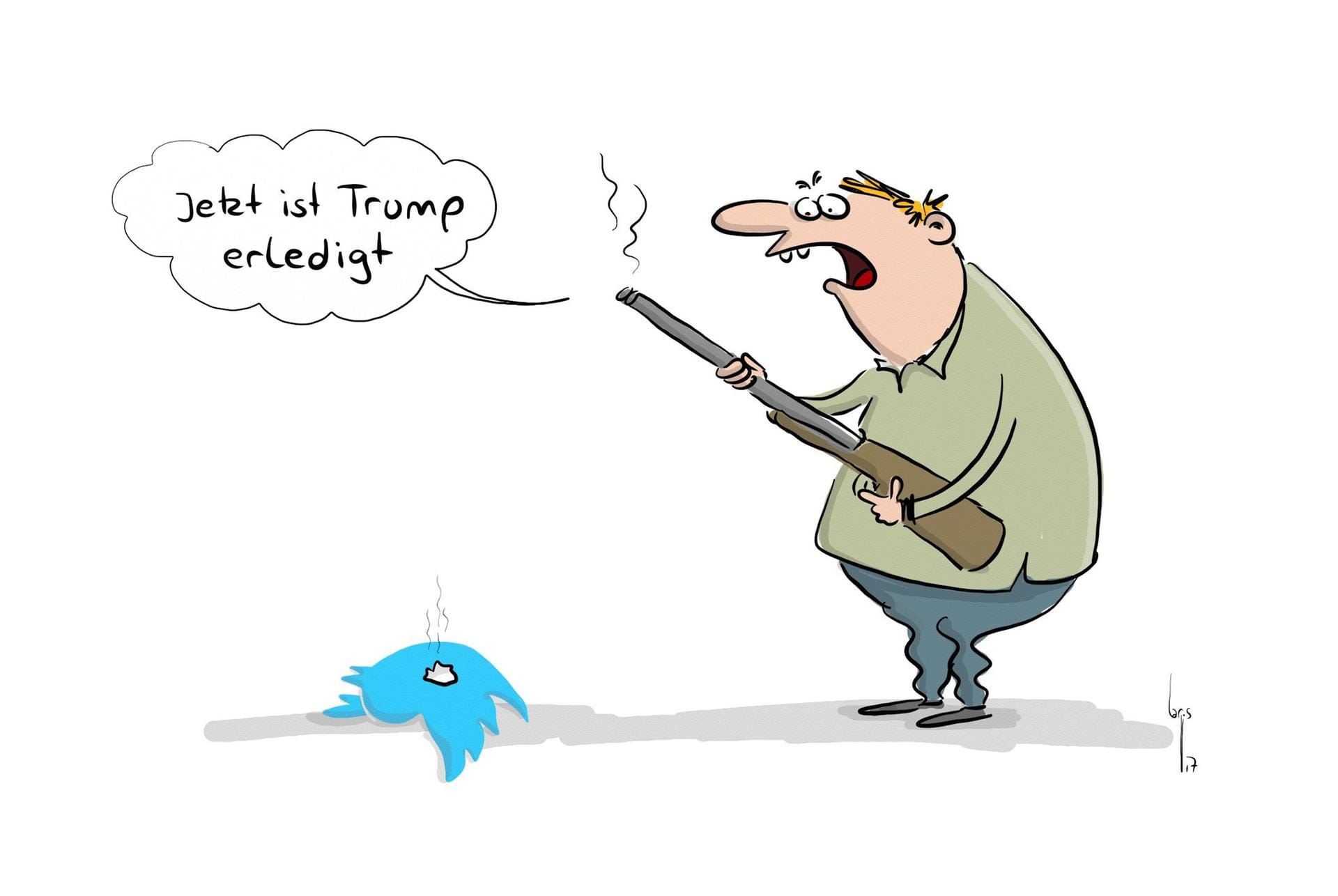 US-Präsident Donald Trump kommuniziert am liebsten über Twitter.