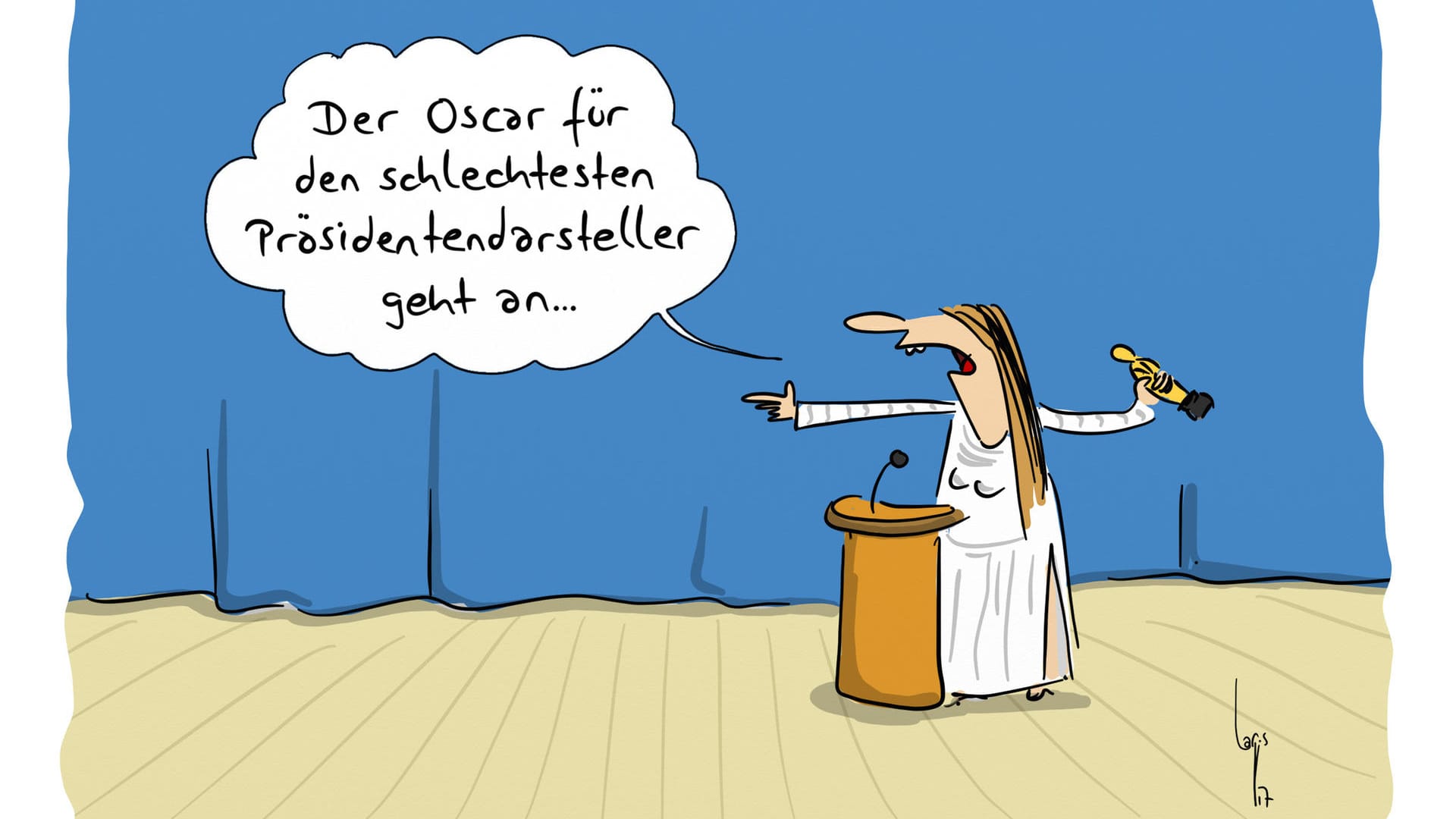 Nicht nur Schauspieler haben einen Oscar verdient.Mario Lars / CartoonAG