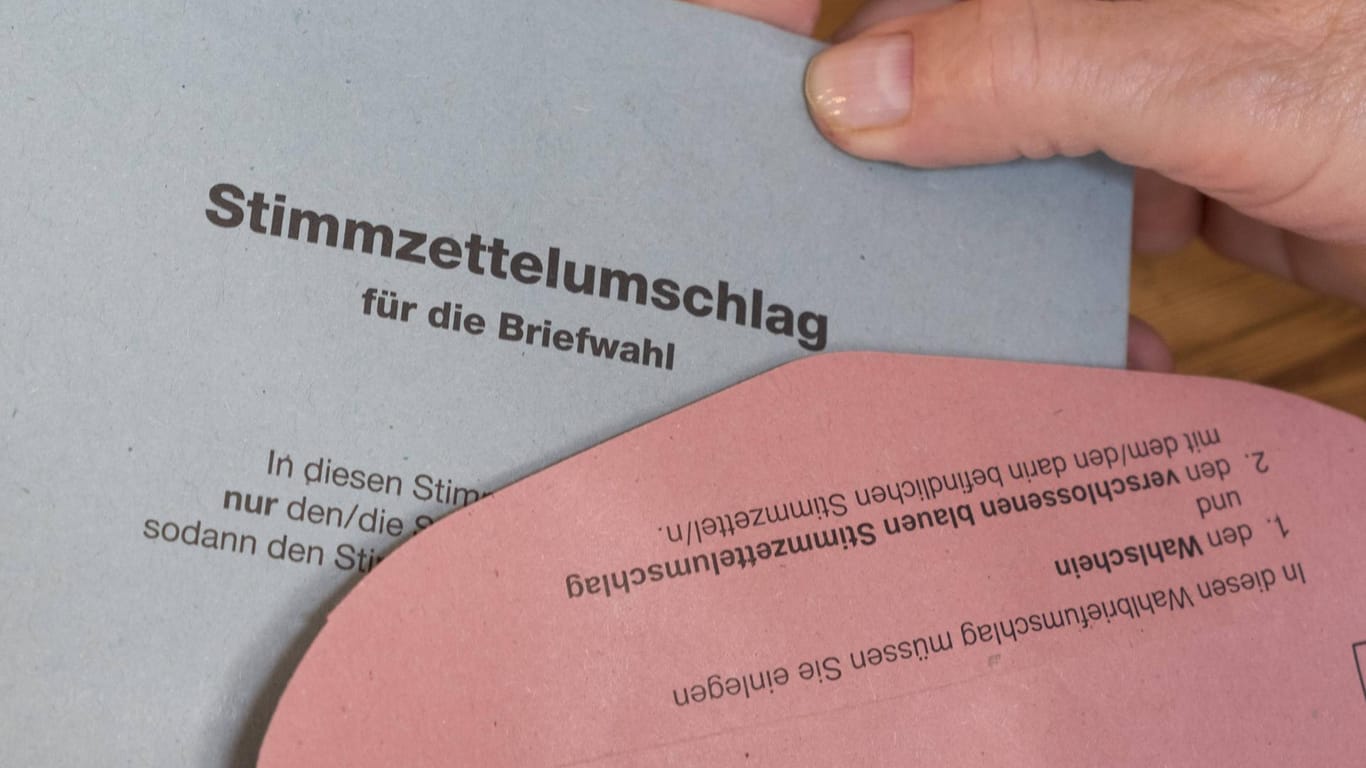Briefwahlunterlagen zur bevorstehenden Bundestagswahll am 24. September 2017