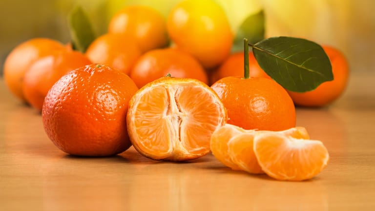 Mandarinen: Sie gehören zu den süßesten Zitrusfrüchten.