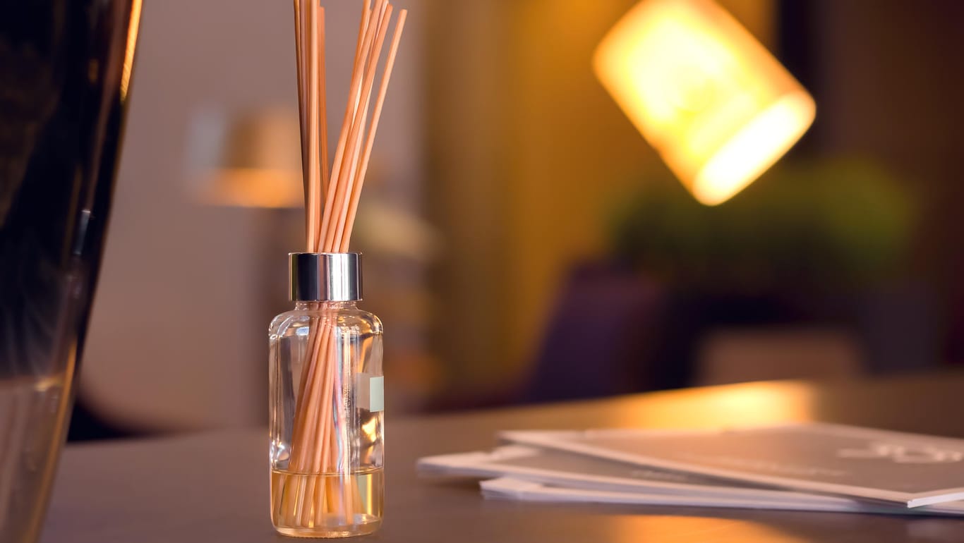 Reed Diffuser In High End Luxury Room