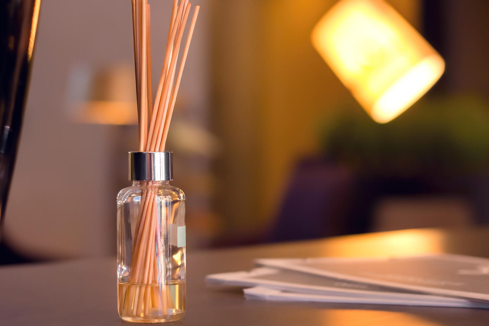 Reed Diffuser In High End Luxury Room