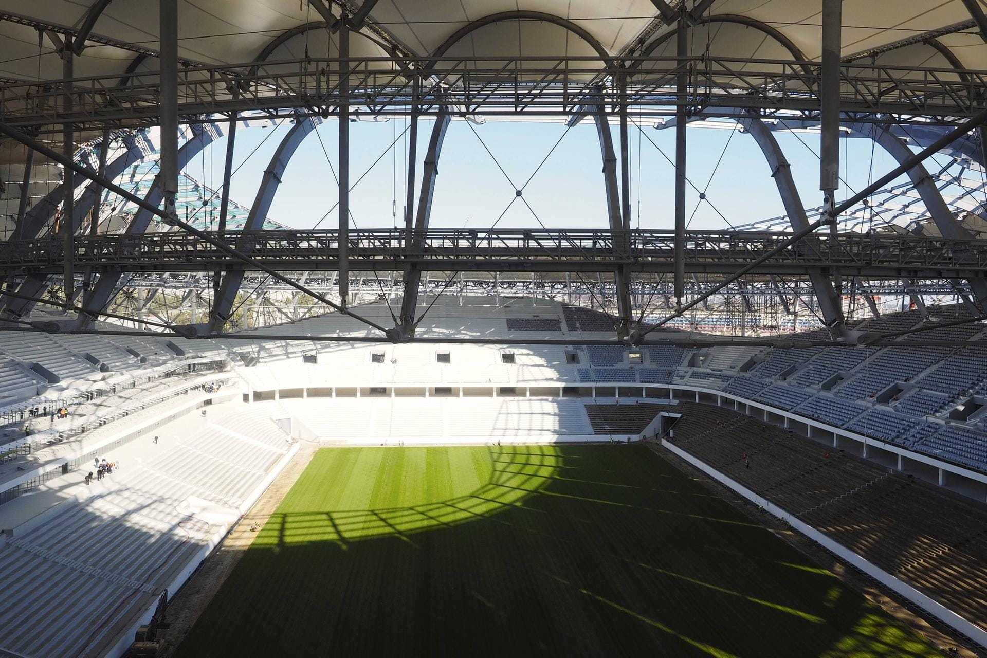 Zentralstadion Wolgograd: Nach der WM 2018 wird dies das neue Heimstadion des FC Rotor Wolgograd.